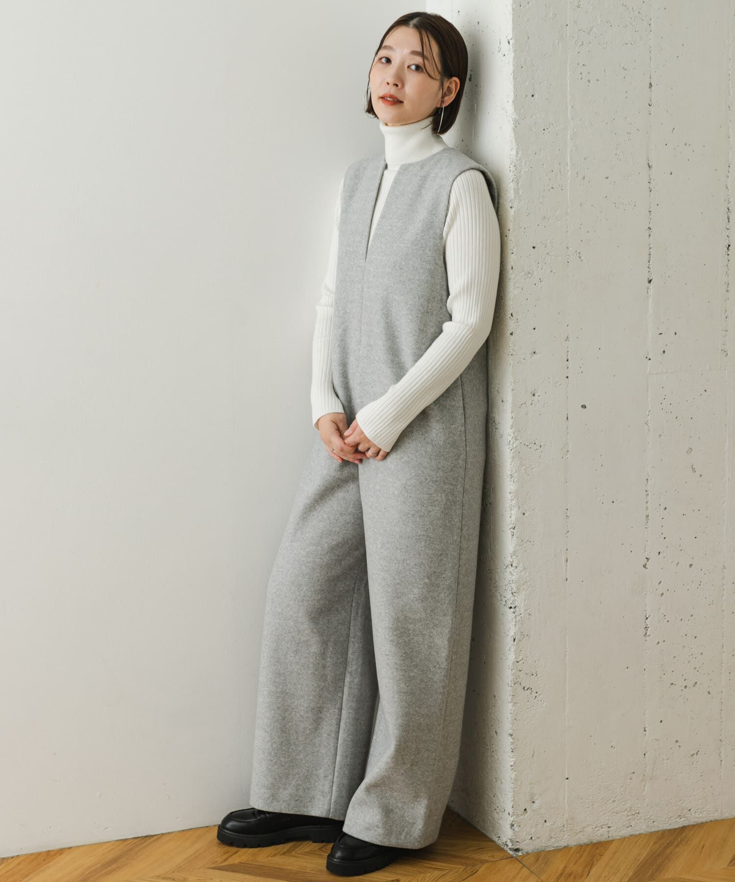 URBAN RESEARCH ROSSO「『34ｻｲｽﾞも展開』『UR TECH』F by ROSSO ｳｰﾙﾗｲｸｷｰﾈｯｸｵｰﾙｲ  」|スカート|