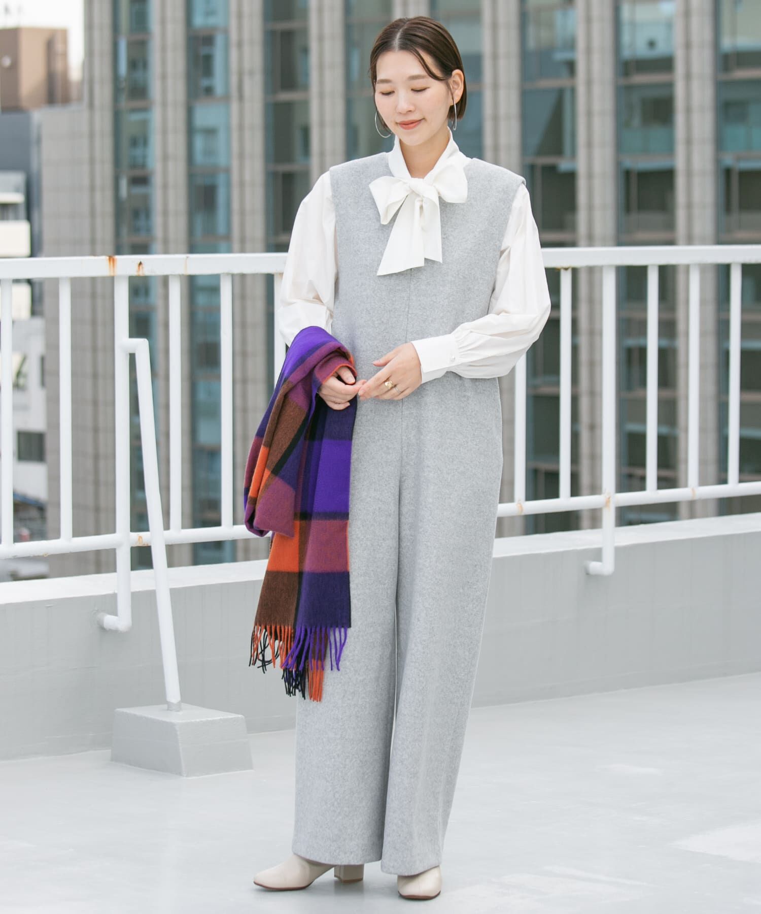 URBAN RESEARCH ROSSO「『34ｻｲｽﾞも展開』『UR TECH』F by ROSSO ｳｰﾙﾗｲｸｷｰﾈｯｸｵｰﾙｲ  」|スカート|