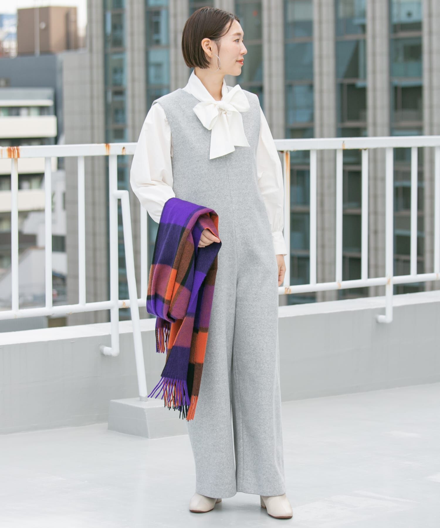 URBAN RESEARCH ROSSO「『34ｻｲｽﾞも展開』『UR TECH』F by ROSSO ｳｰﾙﾗｲｸｷｰﾈｯｸｵｰﾙｲ  」|スカート|