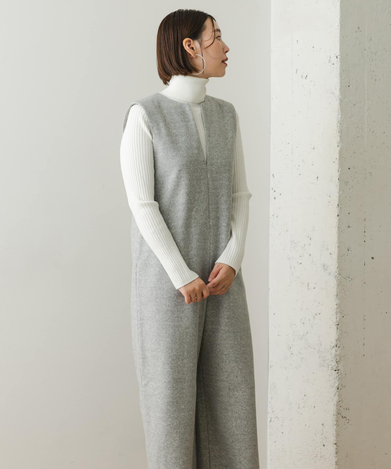 URBAN RESEARCH ROSSO「『34ｻｲｽﾞも展開』『UR TECH』F by ROSSO ｳｰﾙﾗｲｸｷｰﾈｯｸｵｰﾙｲ  」|スカート|