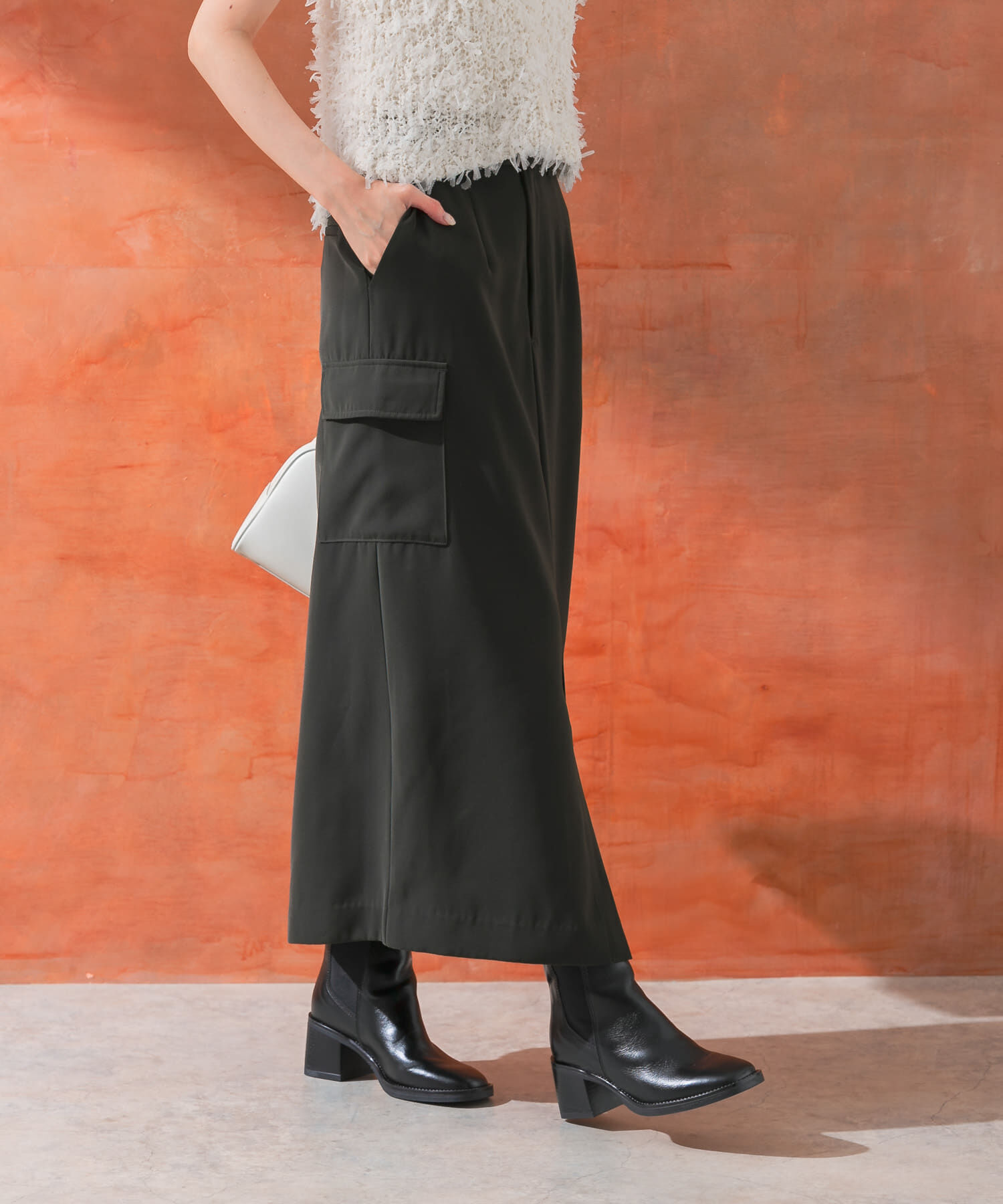 URBAN RESEARCH ROSSO「ストレートカーゴスカート」|スカート|