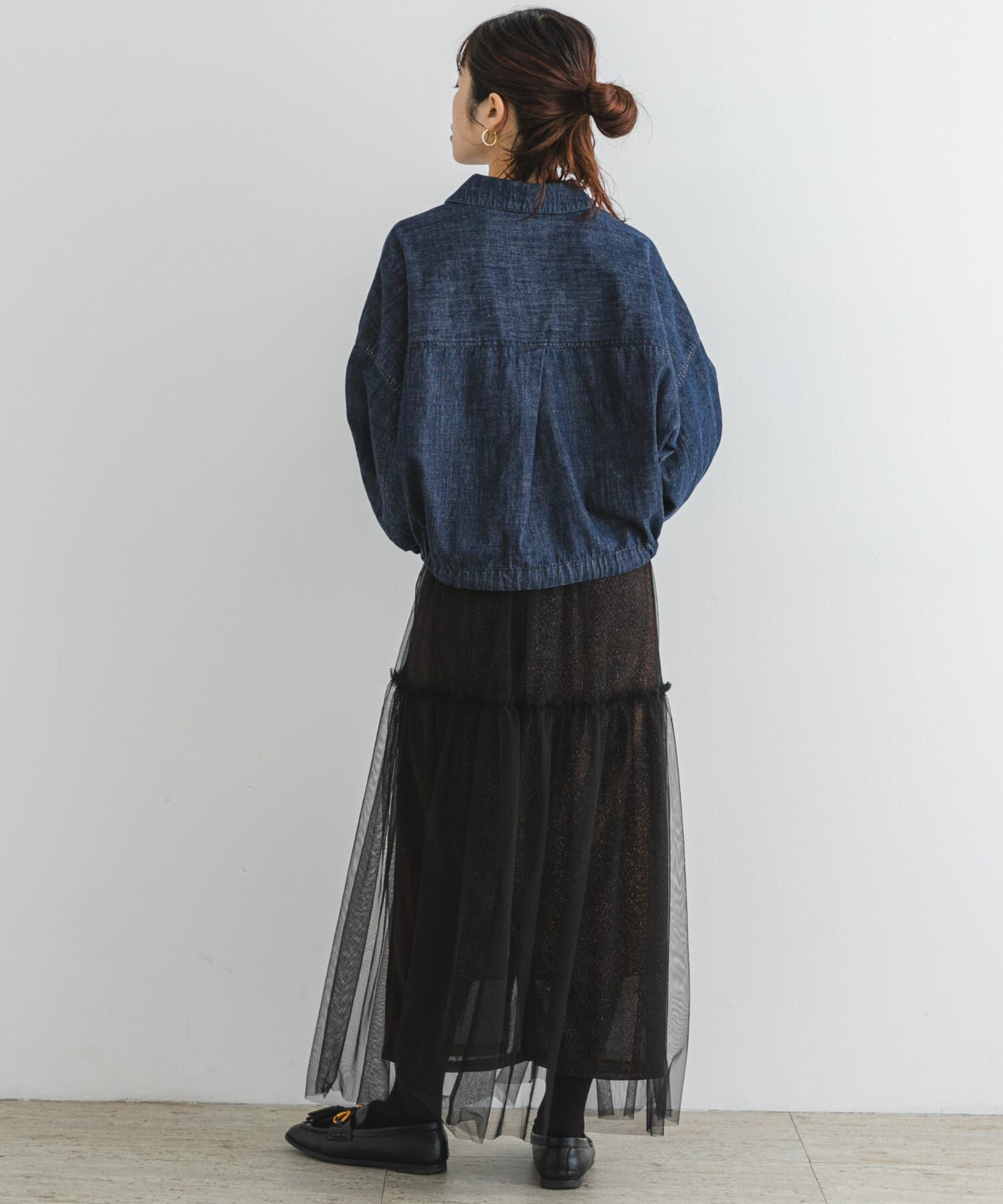 URBAN RESEARCH ROSSO「F by ROSSO　ラメチュールティアードスカート」|スカート|