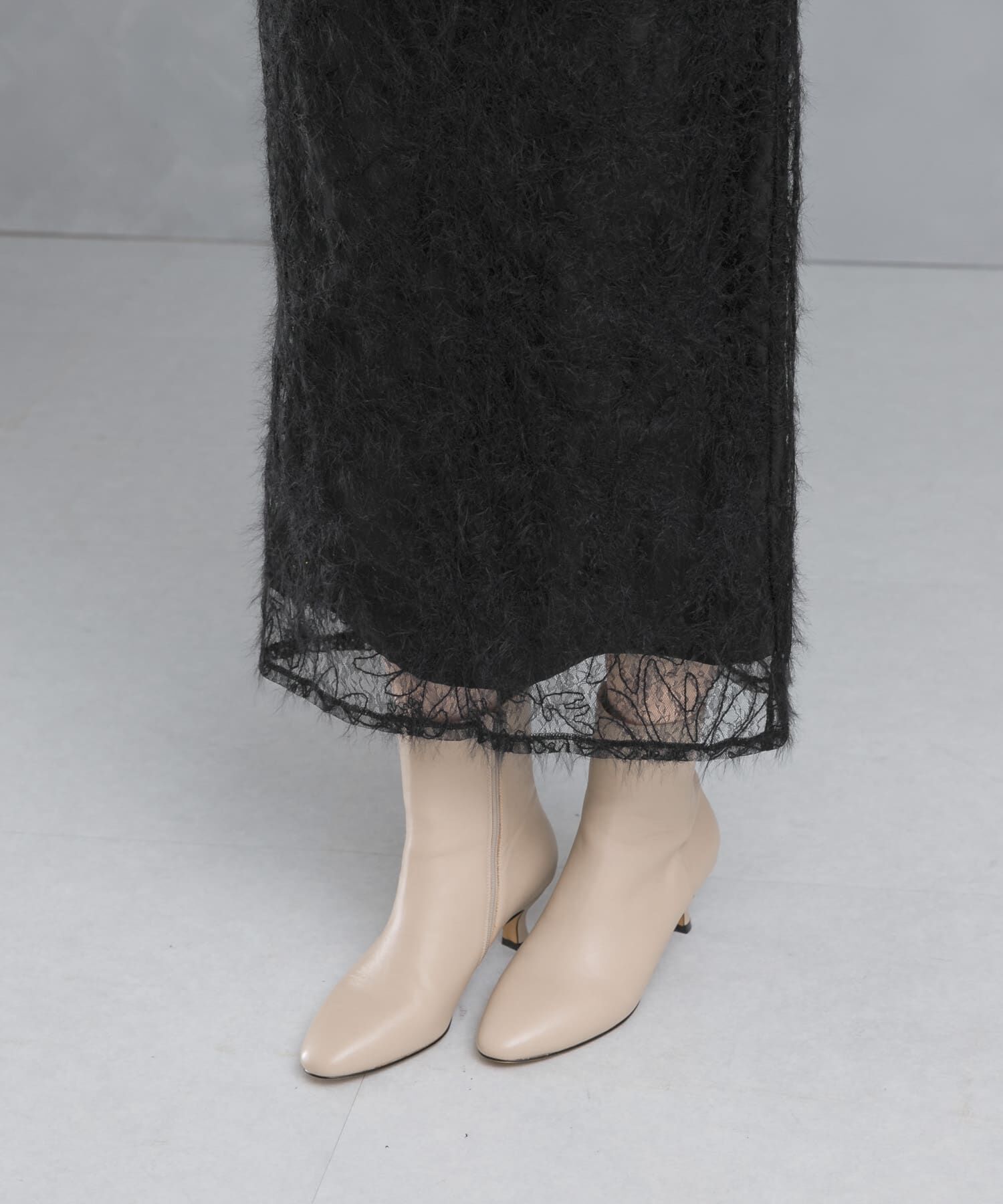 URBAN RESEARCH ROSSO「フラワーチュールシャギースカート」|スカート|