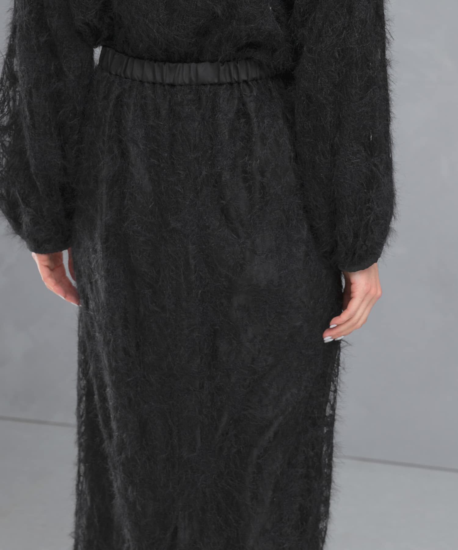 URBAN RESEARCH ROSSO「フラワーチュールシャギースカート」|スカート|