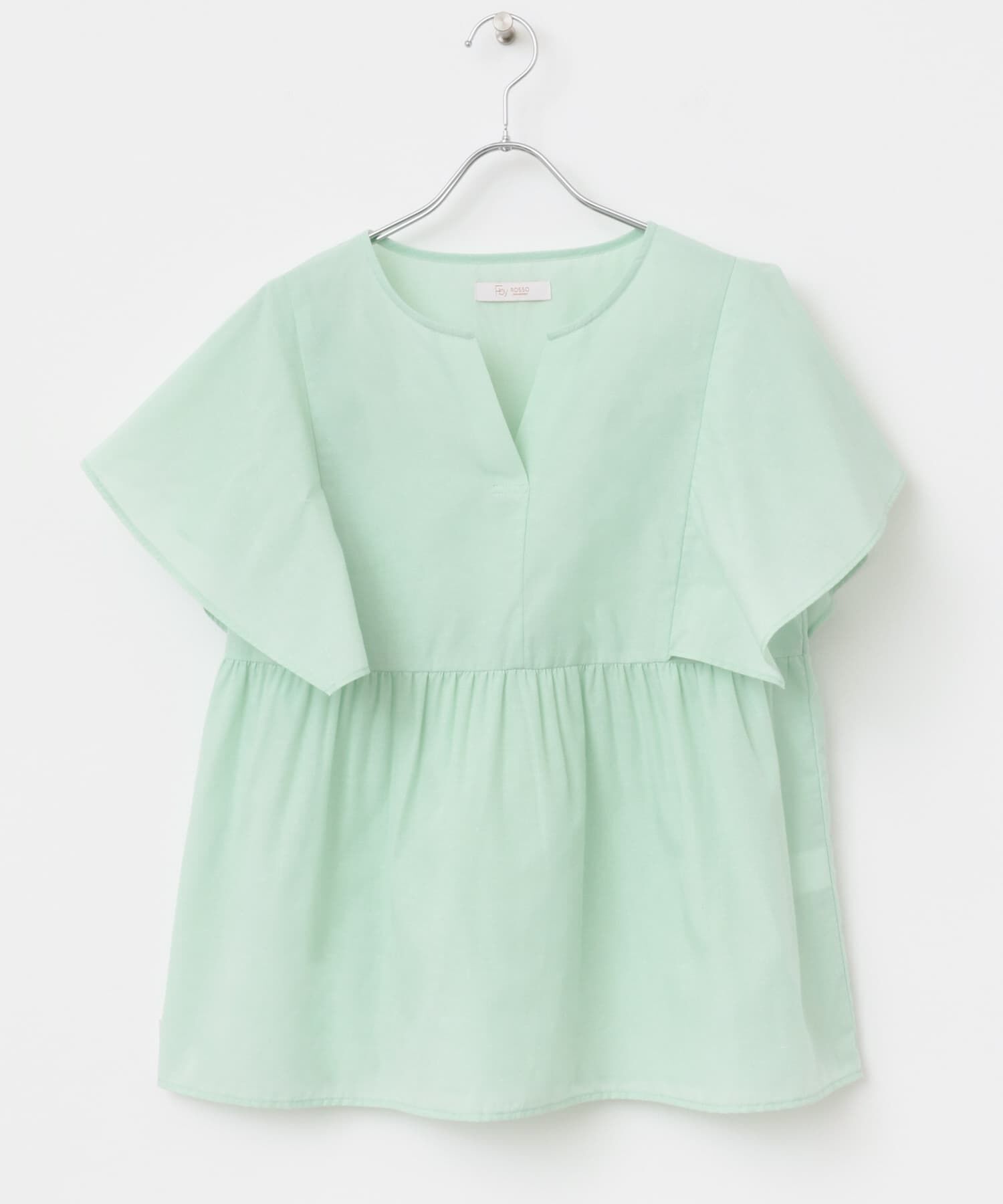 URBAN RESEARCH ROSSO「『UR TECH』F by ROSSO　スクエアスリーブブラウス」|シャツ・ブラウス|