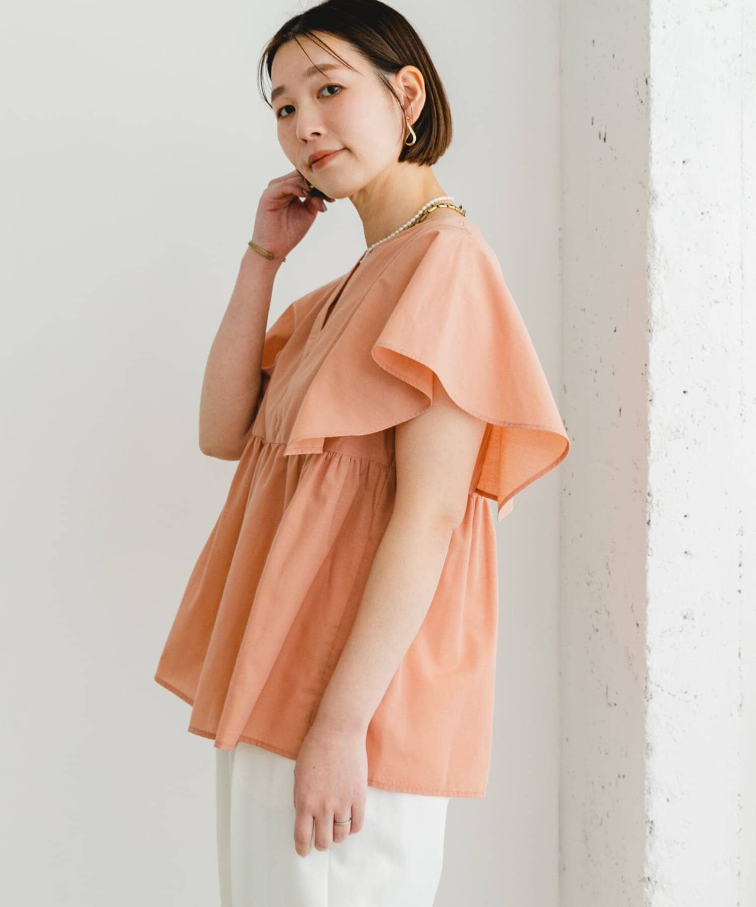 URBAN RESEARCH ROSSO「『UR TECH』F by ROSSO　スクエアスリーブブラウス」|シャツ・ブラウス|