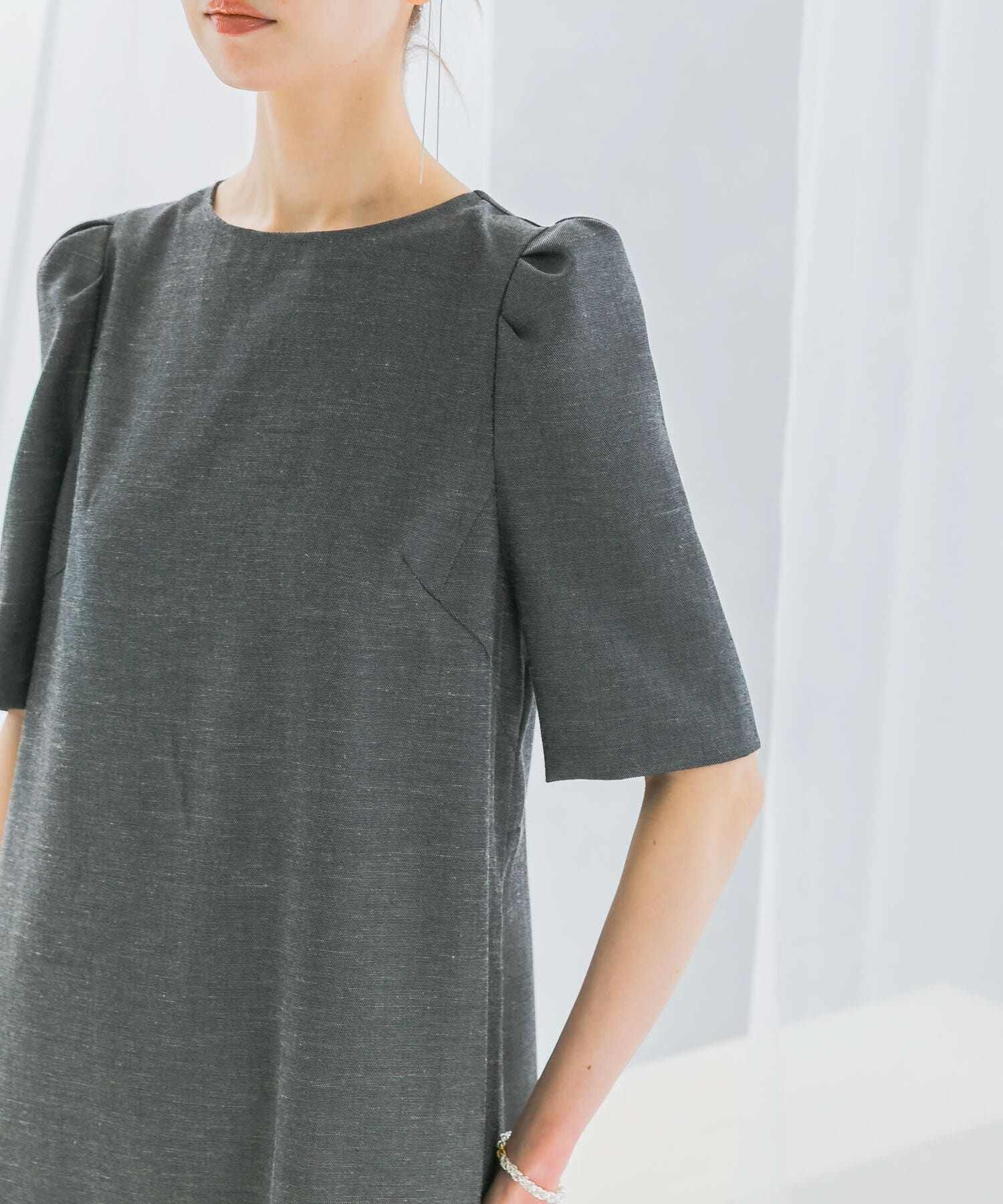 URBAN RESEARCH ROSSO「バックオープンベルトデザインワンピース」|ワンピース|