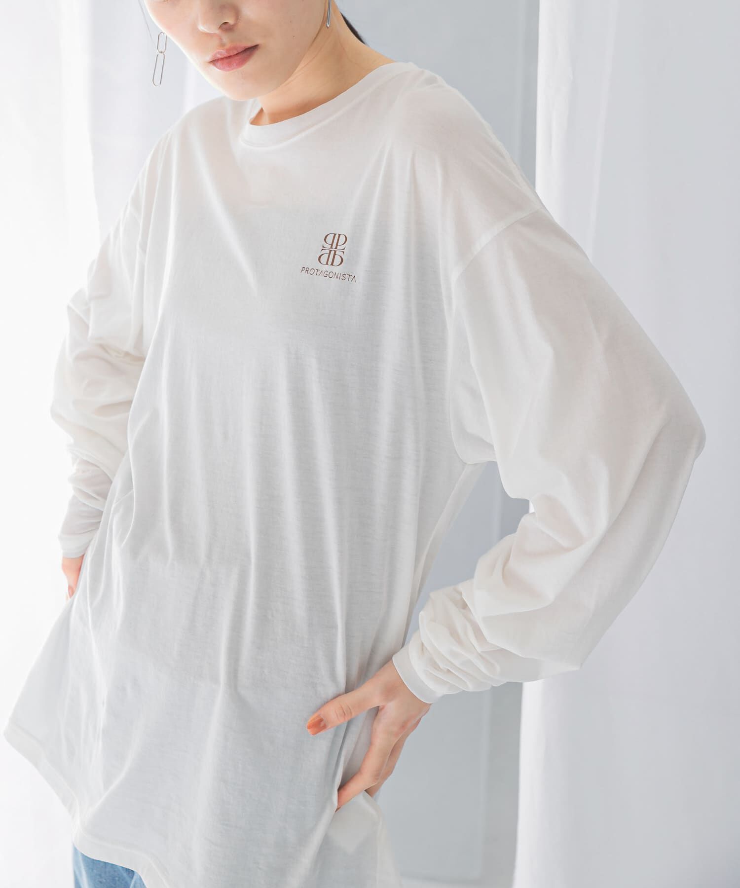 URBAN RESEARCH ROSSO「PROTAGONISTA　Create/MORE Long T-shirts」|Tシャツ・カットソー|