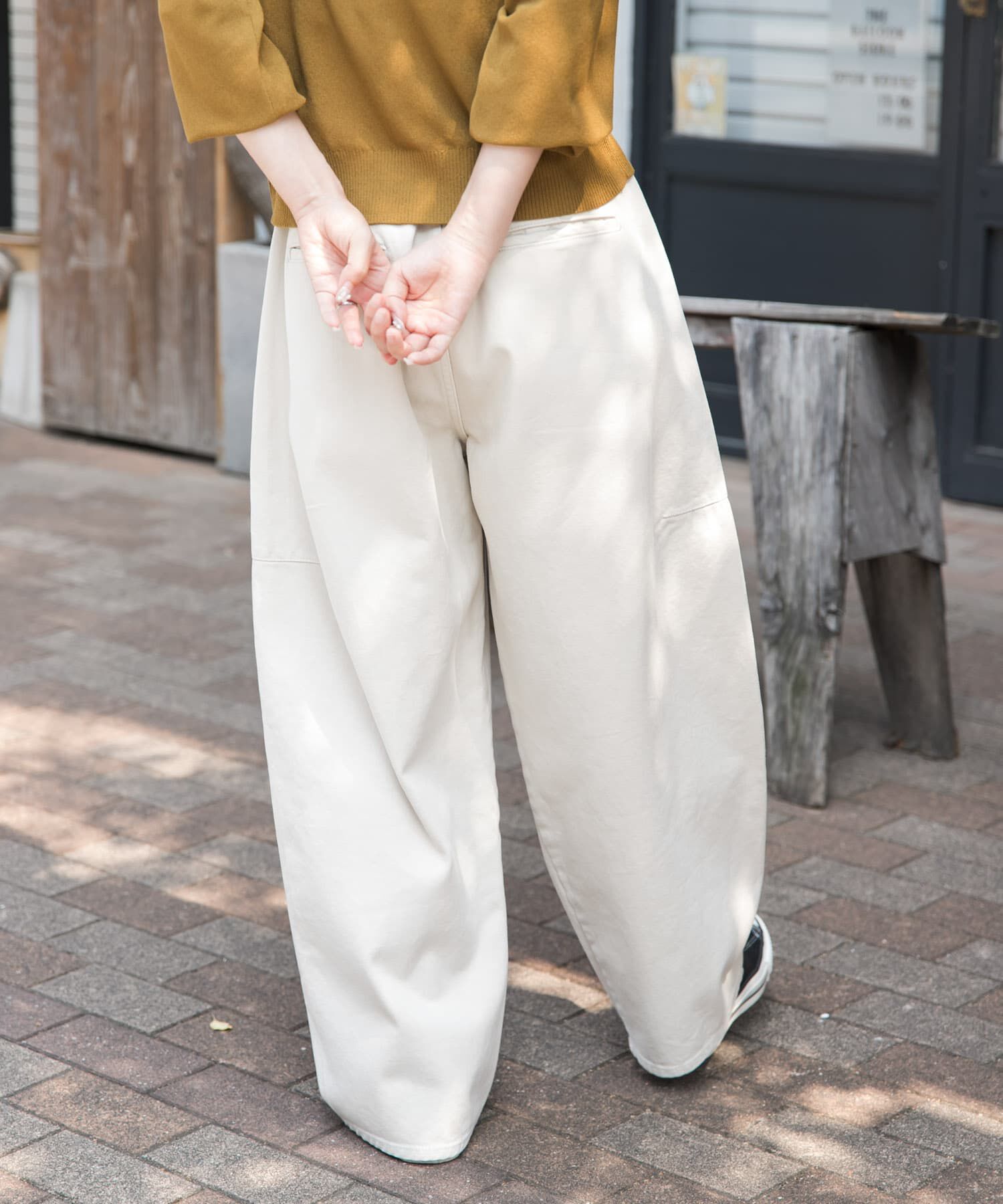 URBAN RESEARCH DOORS「FORK&SPOON　ガーメントダイツイルカーブパンツ」|その他|