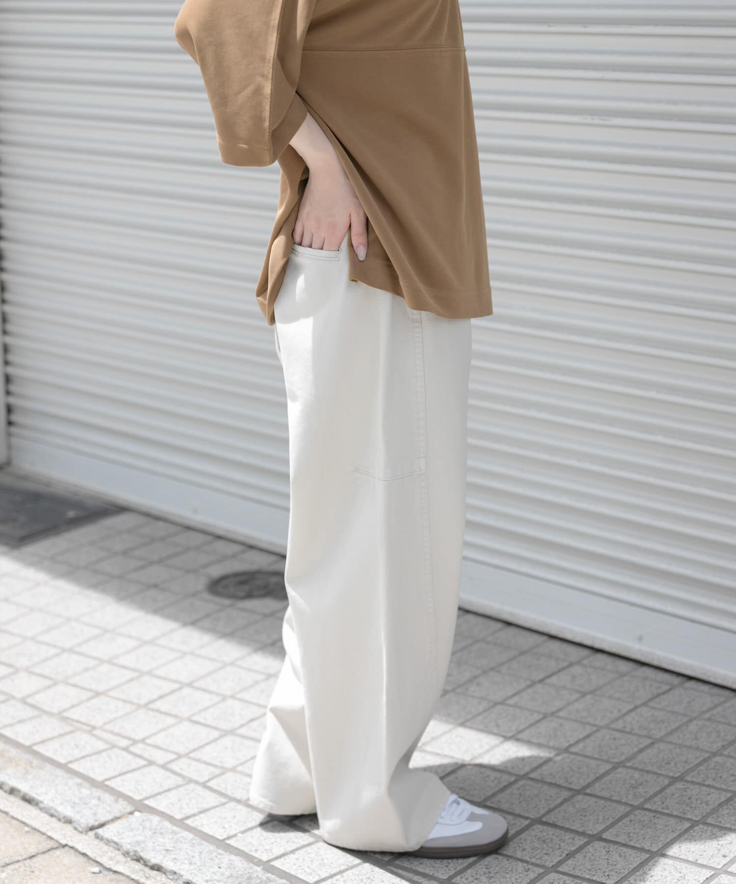 URBAN RESEARCH DOORS「FORK&SPOON　ガーメントダイツイルカーブパンツ」|その他|