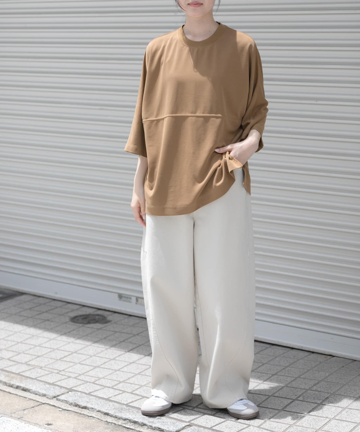 URBAN RESEARCH DOORS「FORK&SPOON　ガーメントダイツイルカーブパンツ」|その他|