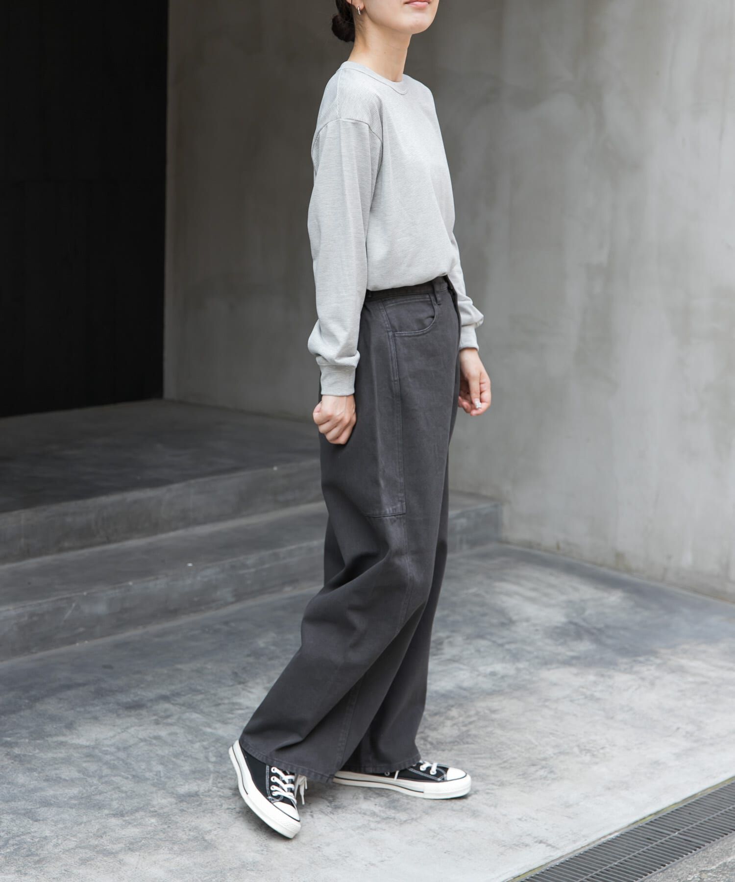 URBAN RESEARCH DOORS「FORK&SPOON　ガーメントダイツイルカーブパンツ」|その他|