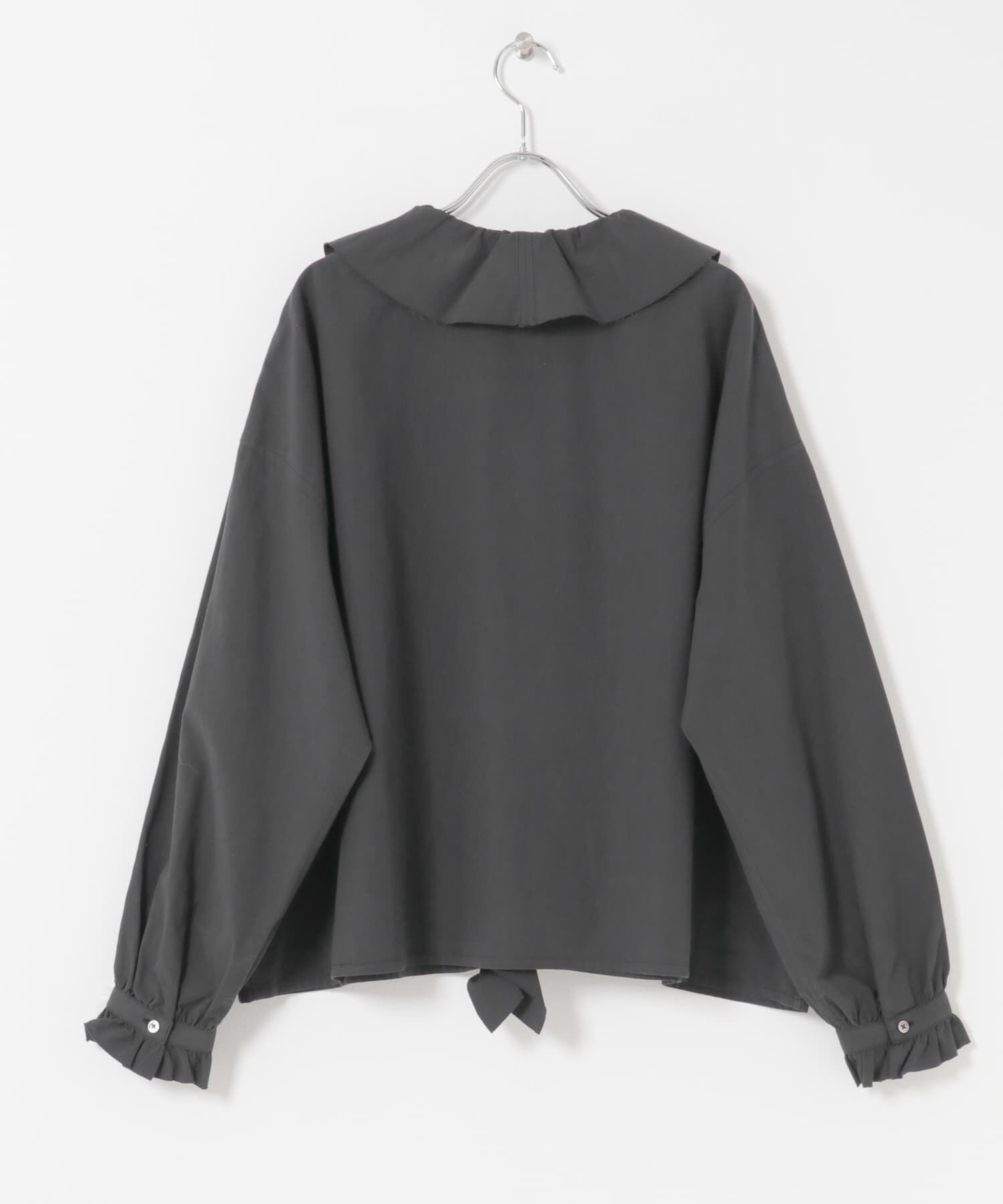 かぐれ「コットンフリルカラーシャツ」|シャツ・ブラウス|