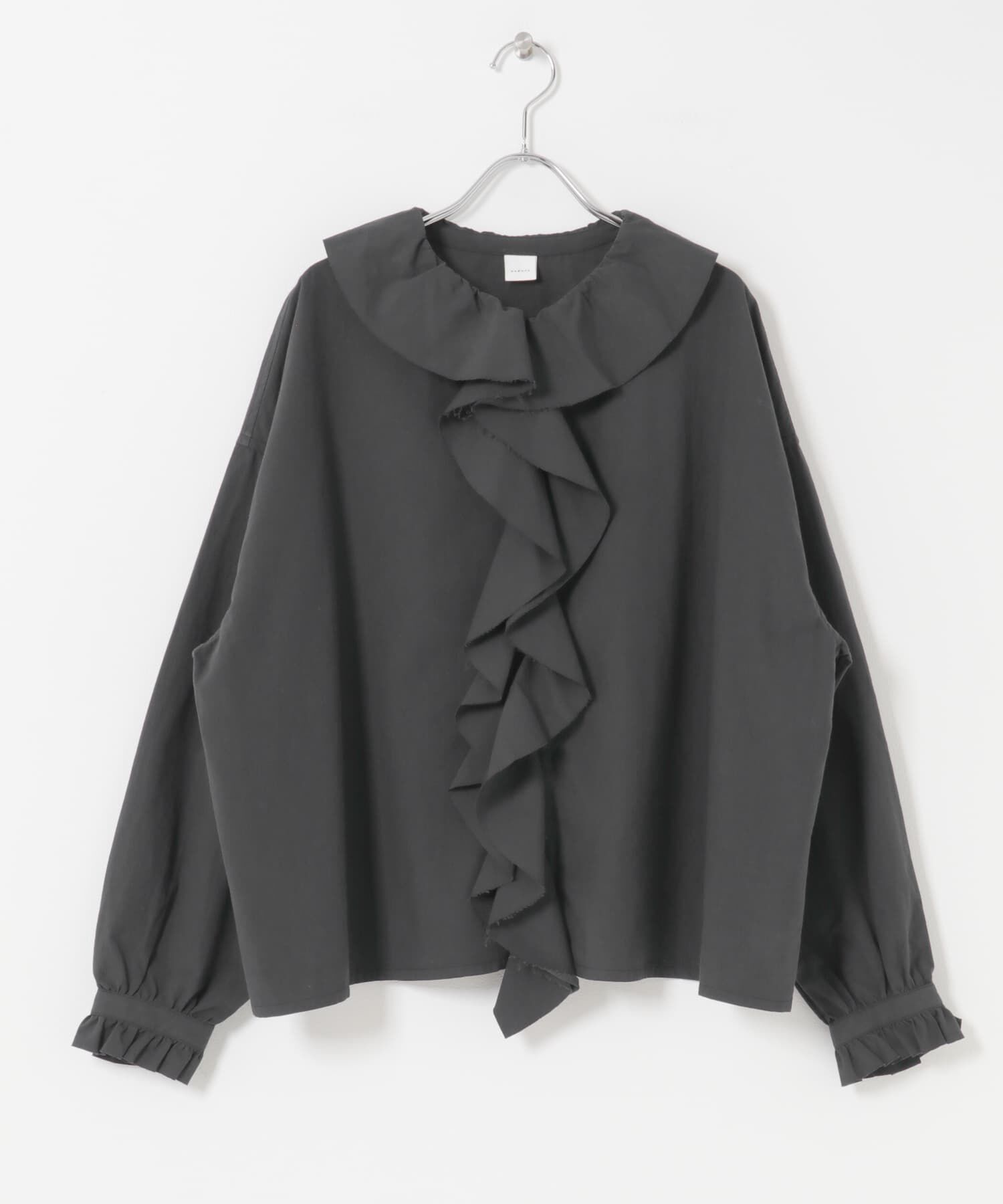 かぐれ「コットンフリルカラーシャツ」|シャツ・ブラウス|