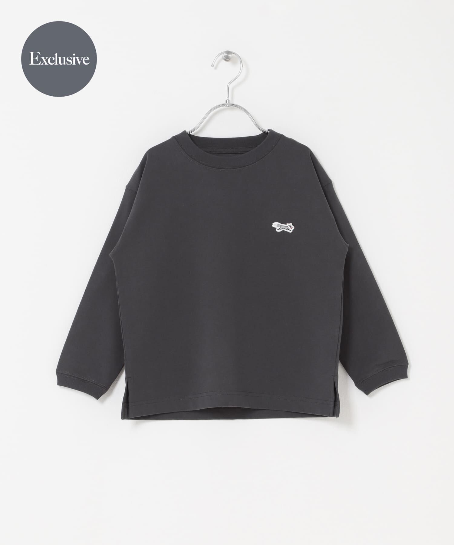 URBAN RESEARCH DOORS「『別注』『親子リンク』PENNEYS&times;DOORS　THE FOX LONG-SLEEVE T-SHIRTS(KIDS)」|その他|チャコールグレー