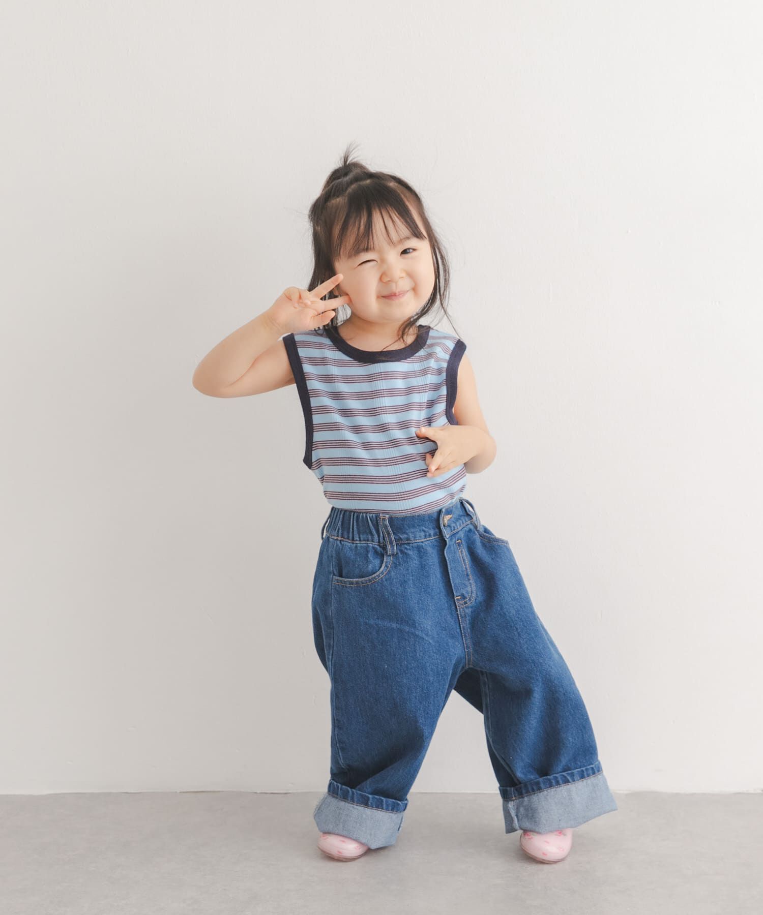 URBAN RESEARCH DOORS「『別注カラー』Solii+Sola　CROSS STITCH DENIM(KIDS)」|その他|