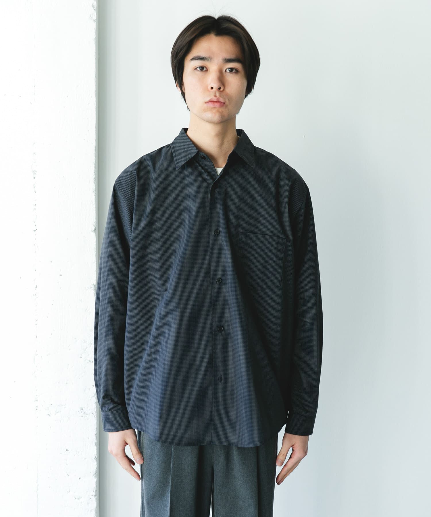 URBAN RESEARCH DOORS「TCブロードレギュラーカラーシャツ」|シャツ・ブラウス|