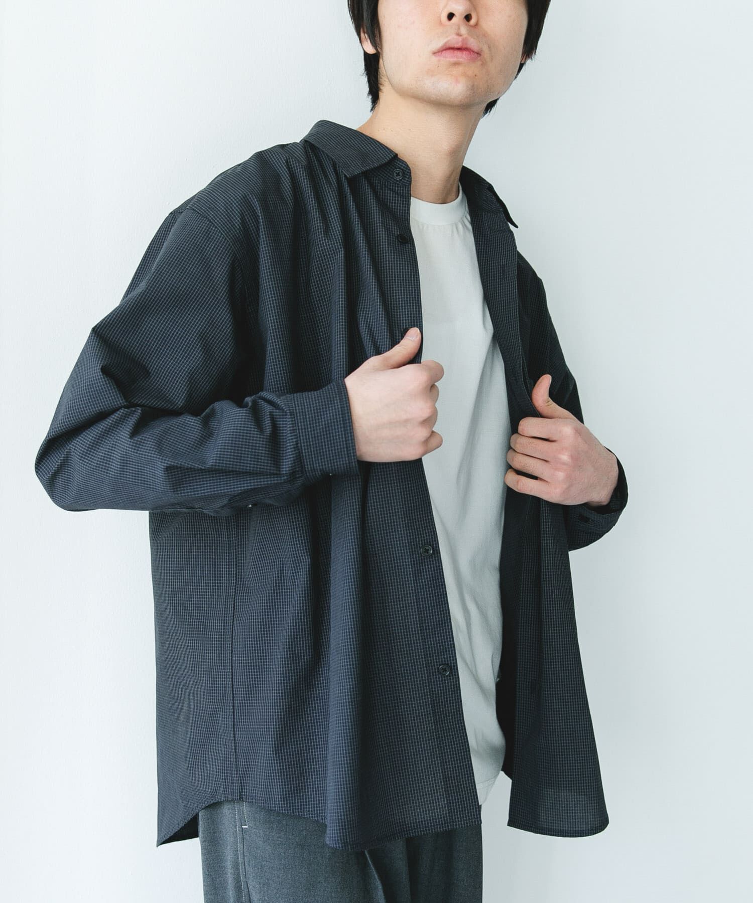 URBAN RESEARCH DOORS「TCブロードレギュラーカラーシャツ」|シャツ・ブラウス|
