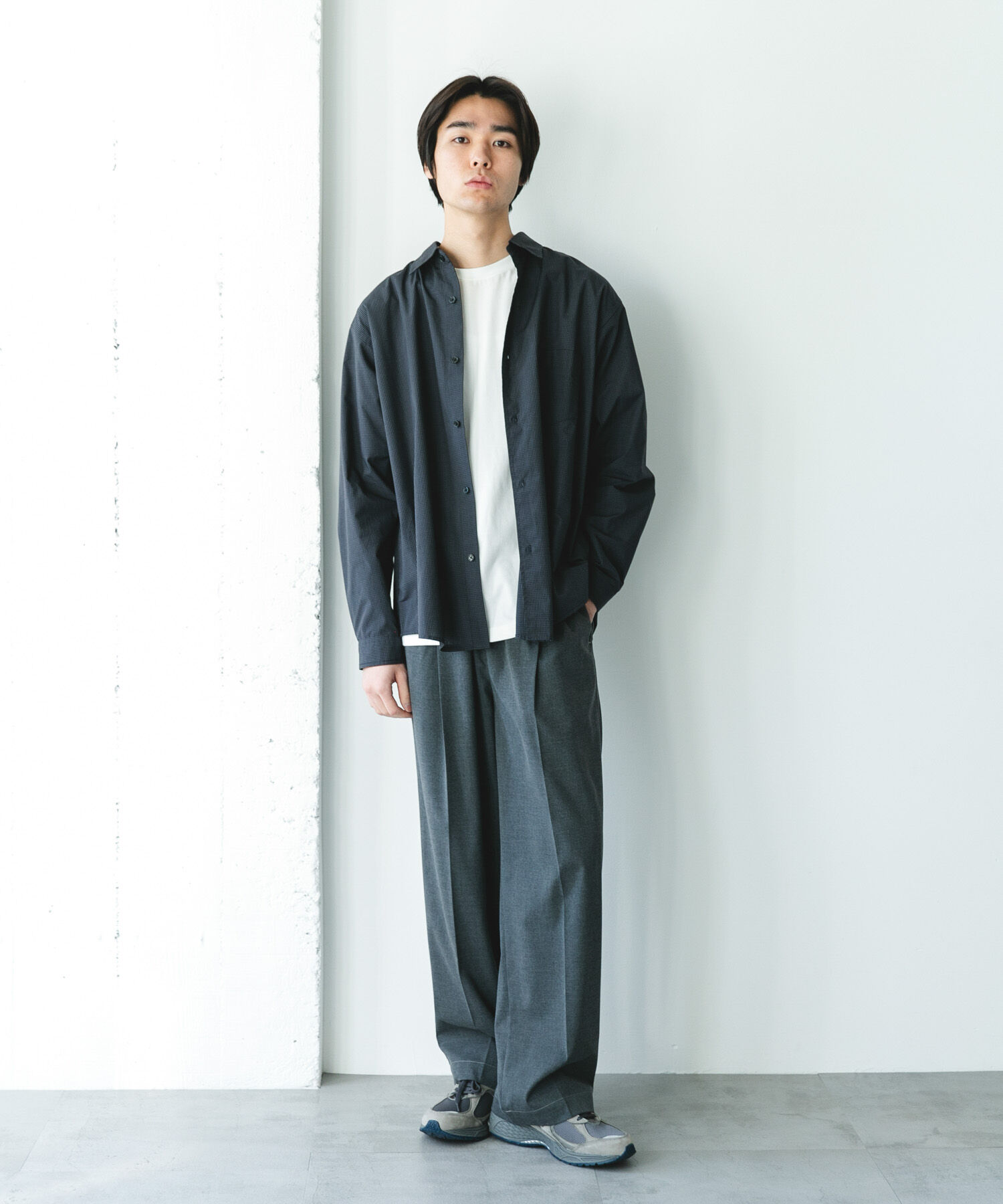 URBAN RESEARCH DOORS「TCブロードレギュラーカラーシャツ」|シャツ・ブラウス|