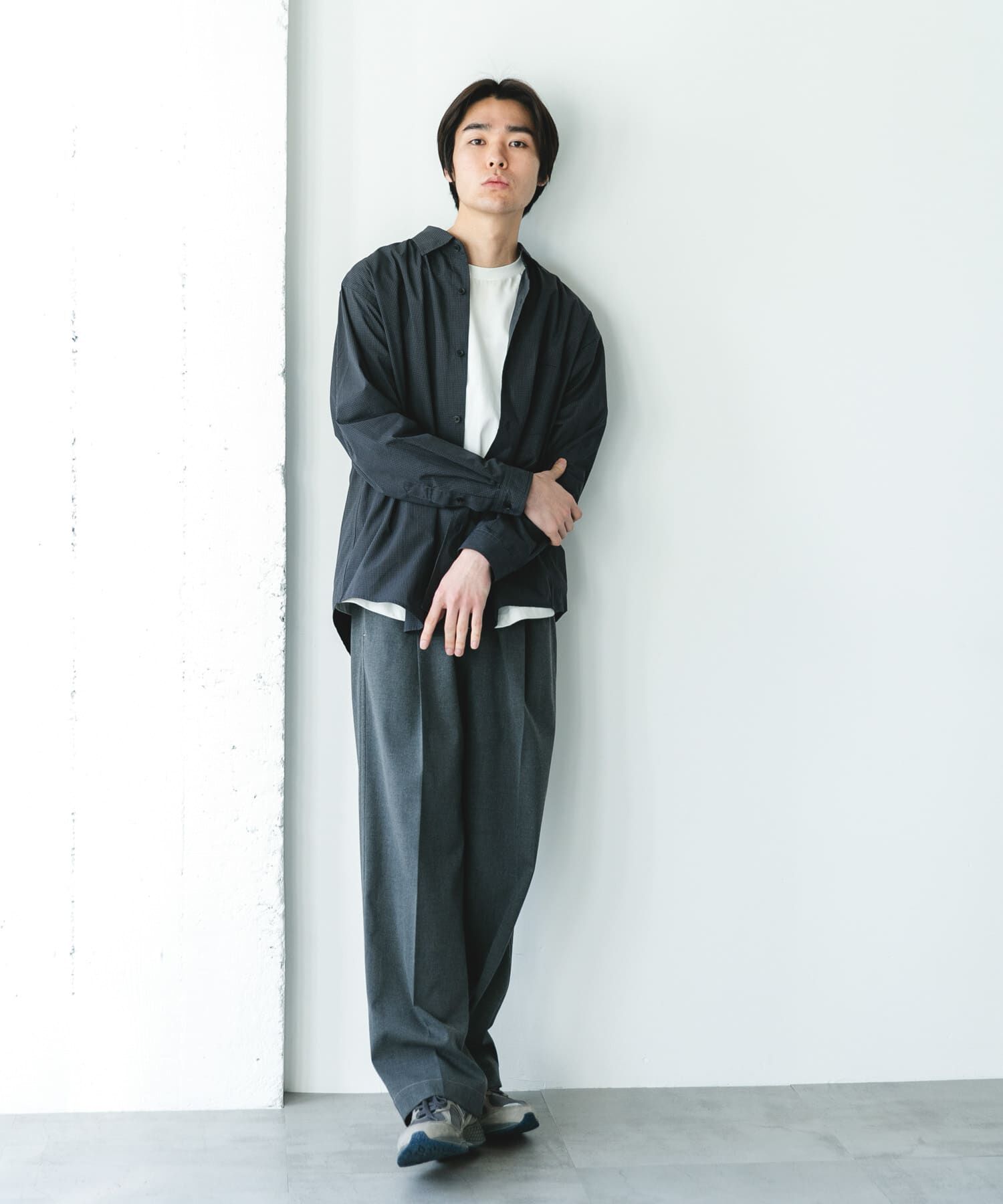 URBAN RESEARCH DOORS「TCブロードレギュラーカラーシャツ」|シャツ・ブラウス|