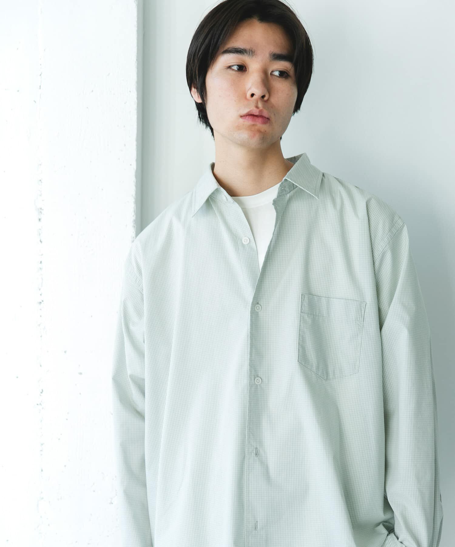 URBAN RESEARCH DOORS「TCブロードレギュラーカラーシャツ」|シャツ・ブラウス|