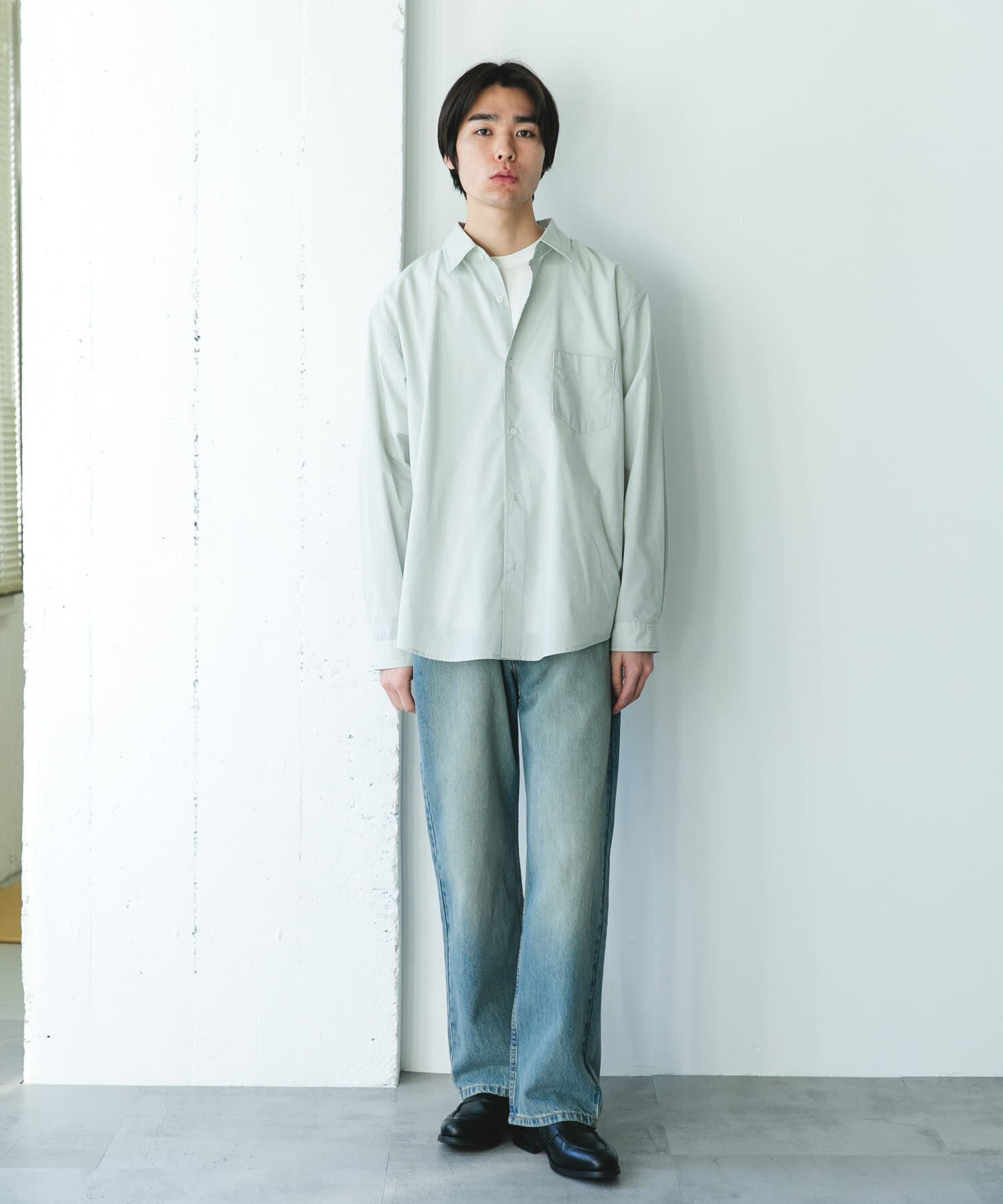 URBAN RESEARCH DOORS「TCブロードレギュラーカラーシャツ」|シャツ・ブラウス|