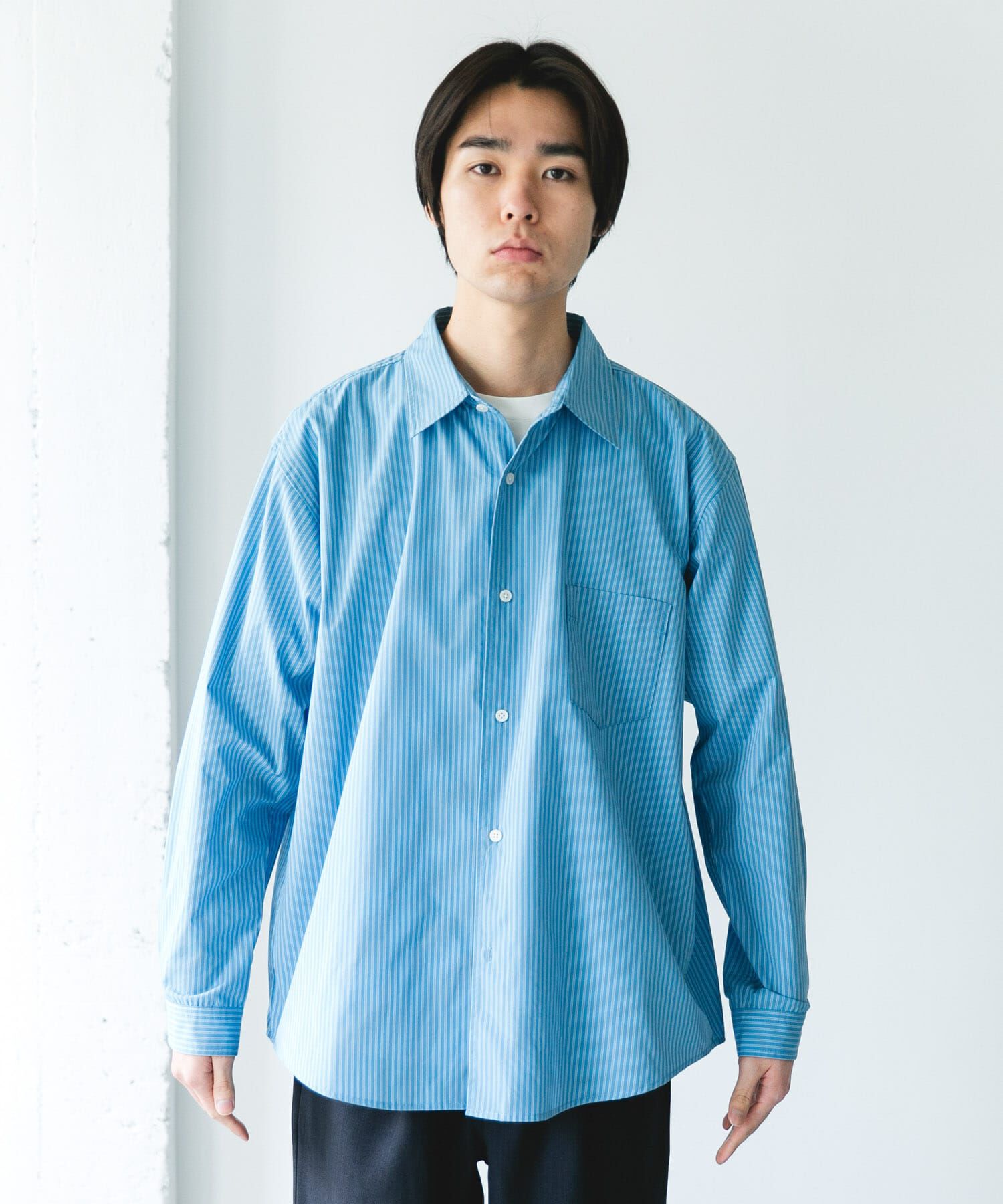 URBAN RESEARCH DOORS「TCブロードレギュラーカラーシャツ」|シャツ・ブラウス|