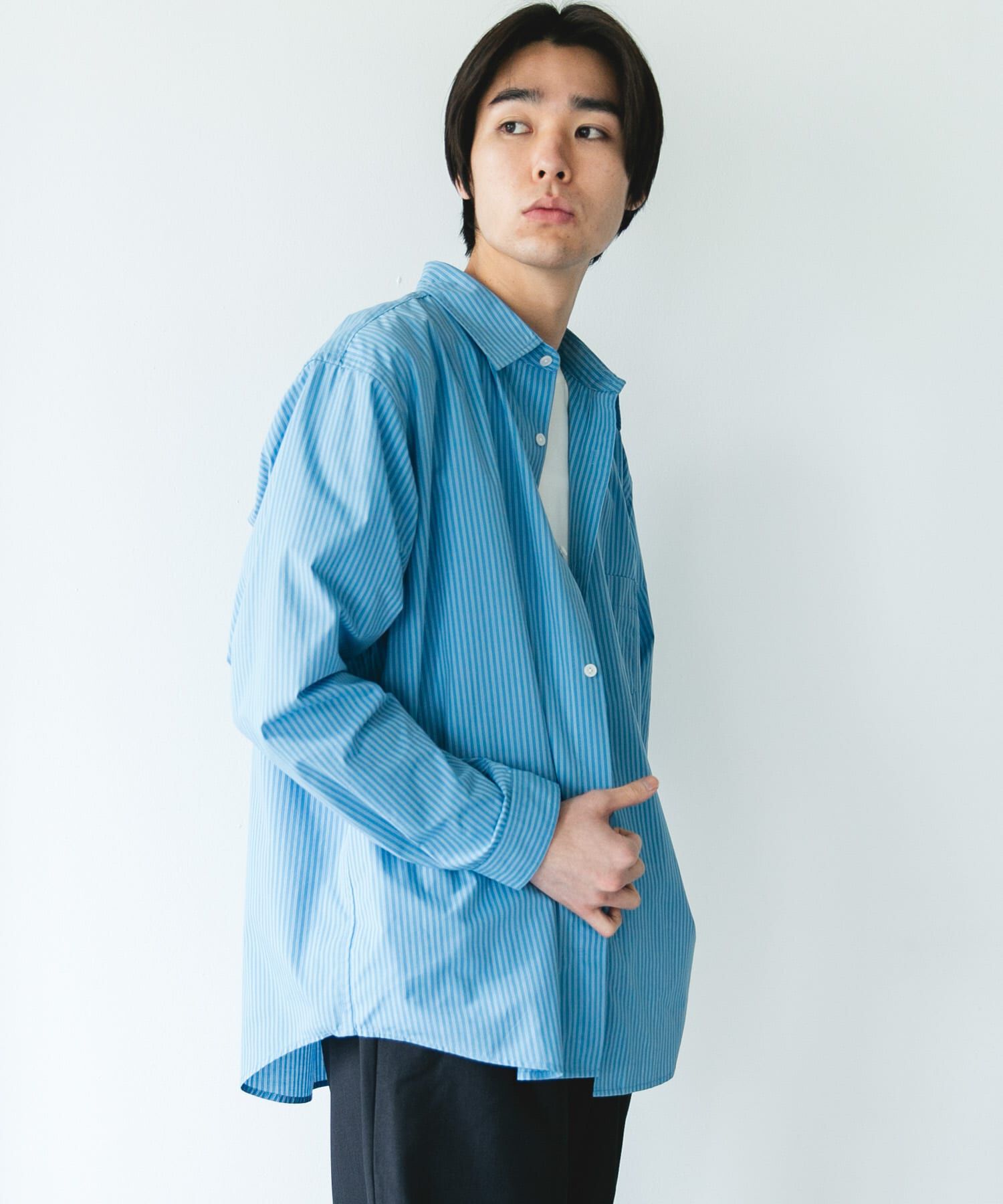 URBAN RESEARCH DOORS「TCブロードレギュラーカラーシャツ」|シャツ・ブラウス|