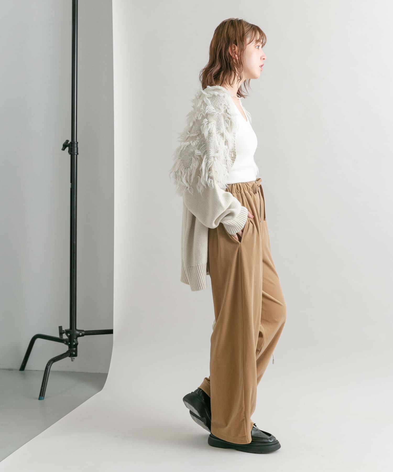  「ベロアイージーパンツ」|その他|