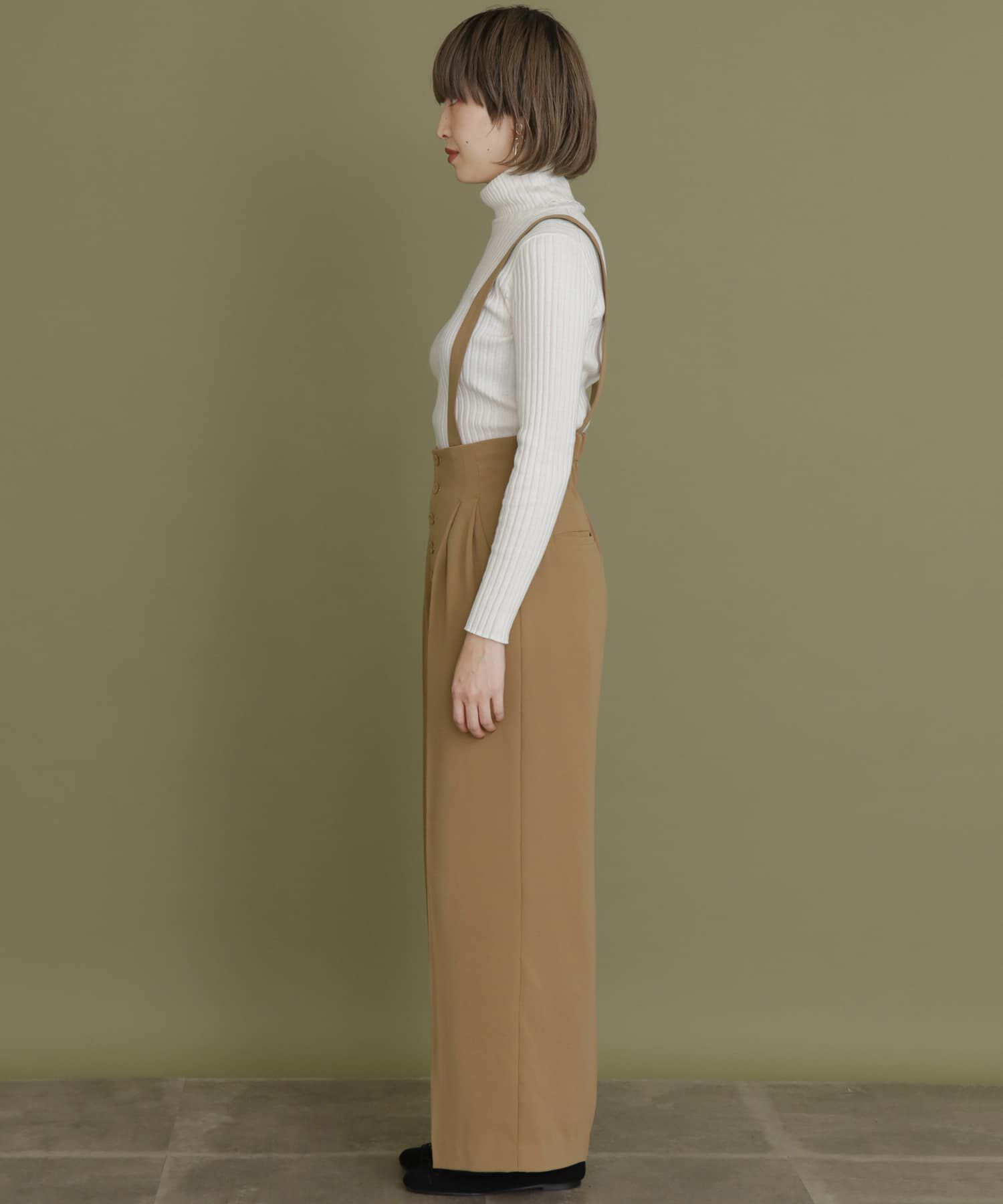  「フロントボタンサスペンダー付きパンツ」|その他|