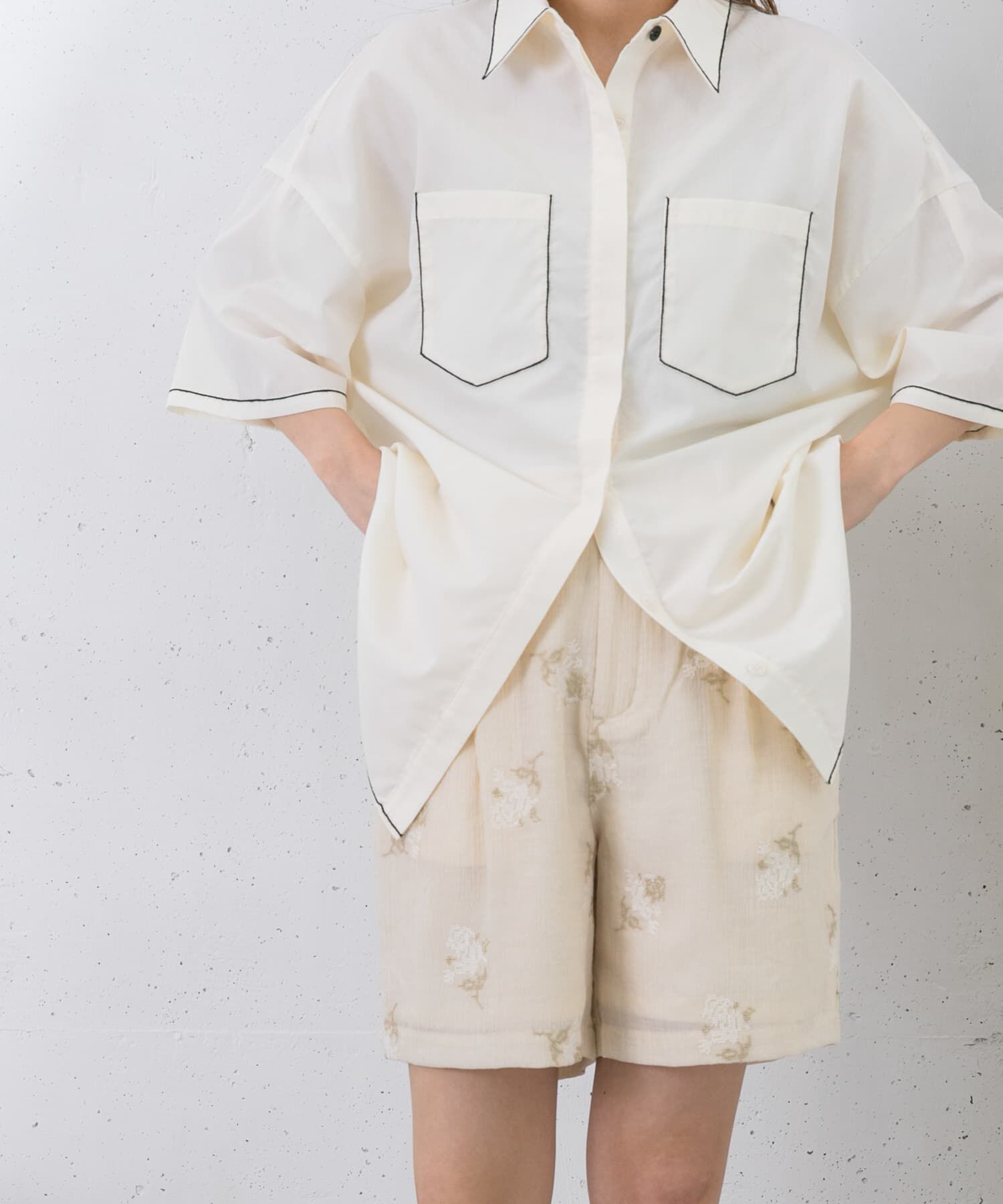  「エンブロイダリーショートパンツ」|その他|