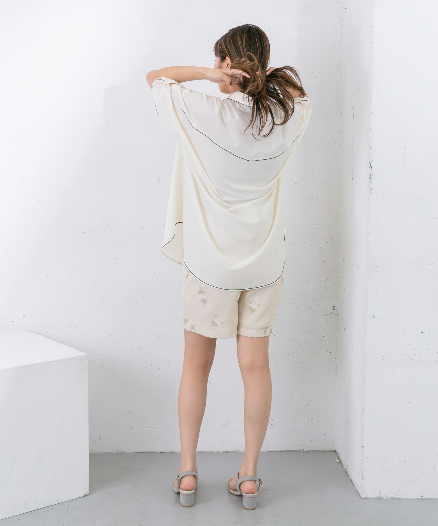  「エンブロイダリーショートパンツ」|その他|