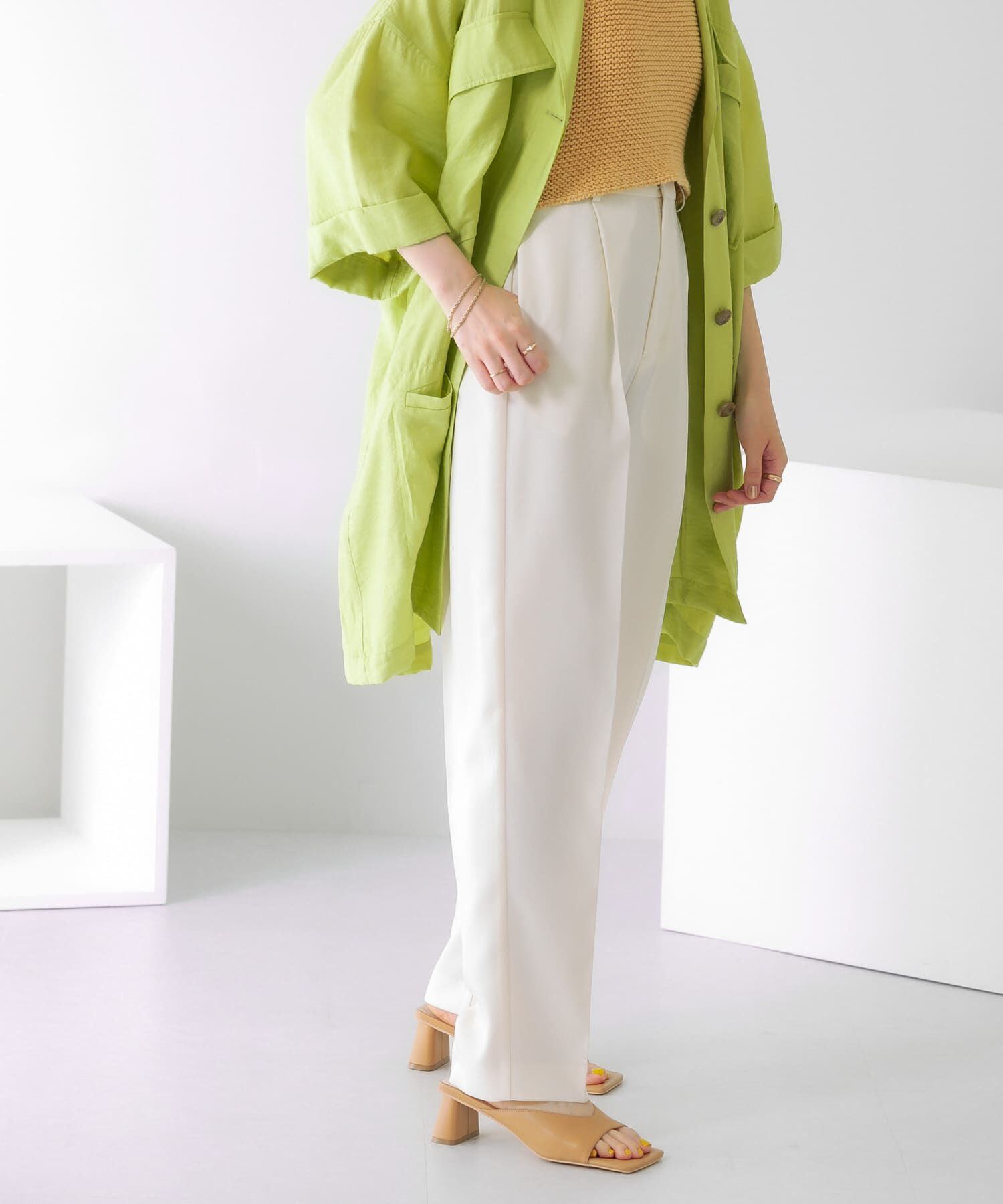  「illi　ワンタックセンタープレスパンツ」|その他|