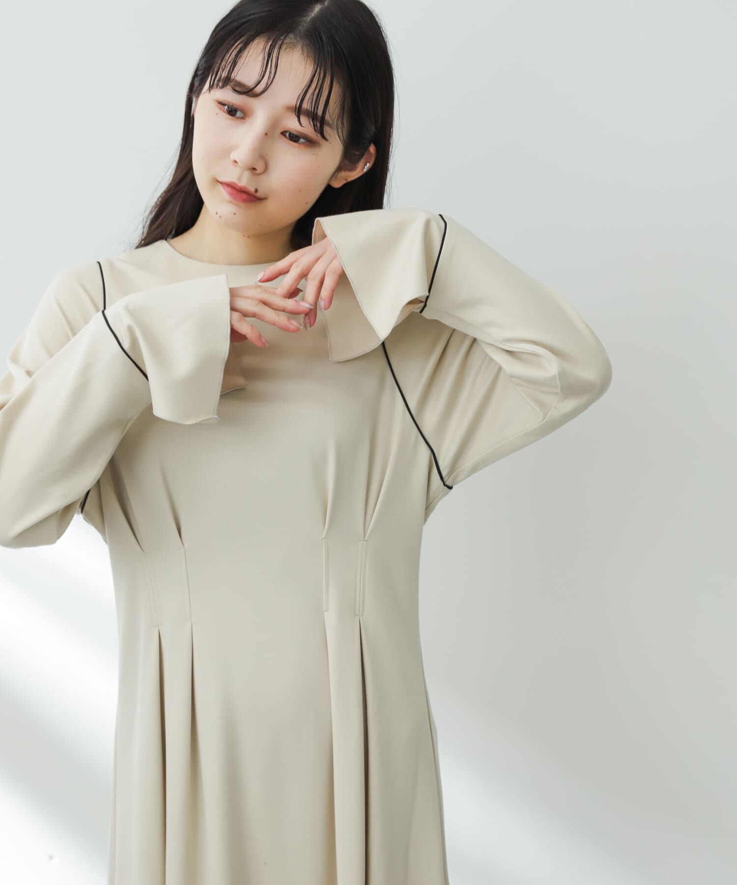 SENSE OF PLACE by URBAN RESEARCH「ウエストタックカットワンピース」|ワンピース|