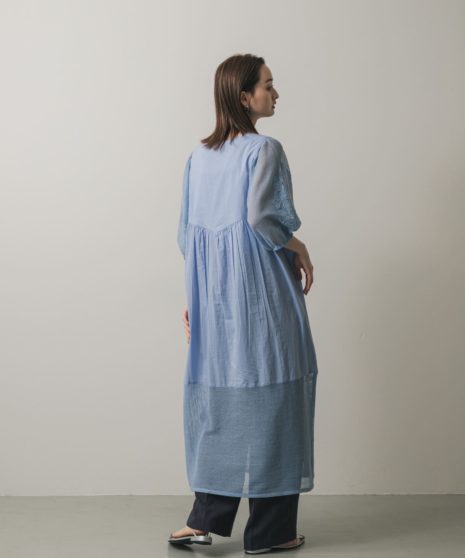 SENSE OF PLACE by URBAN RESEARCH「インドシシュウメッシュワンピース」|ワンピース|