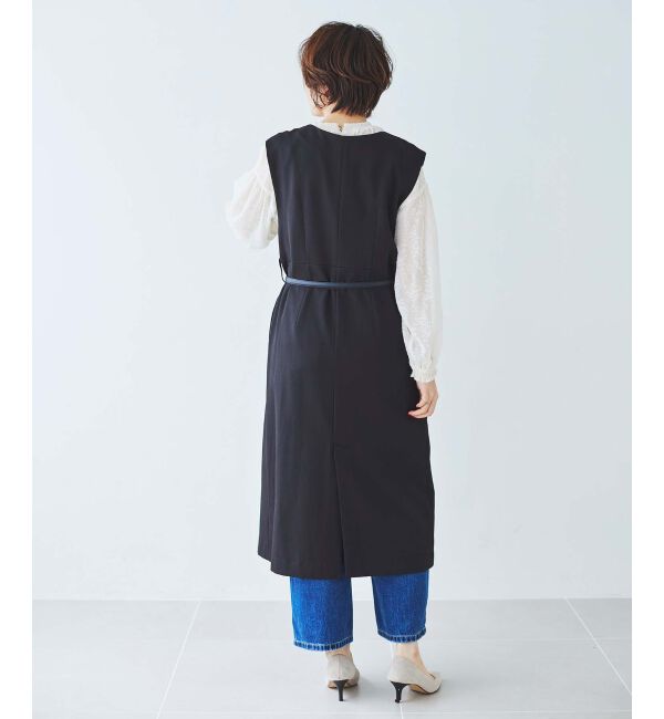 le.coeur blanc「Vカラー2WAYジレジャンスカ」|ジャンパースカート|