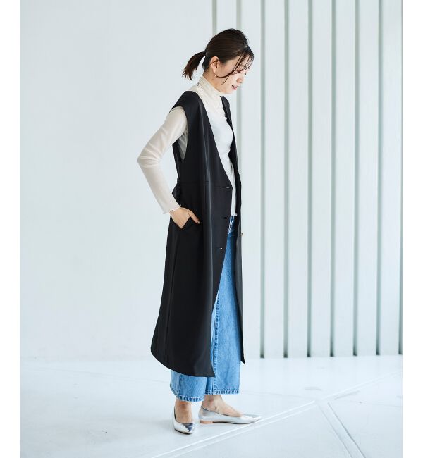 le.coeur blanc「Vカラー2WAYジレジャンスカ」|ジャンパースカート|