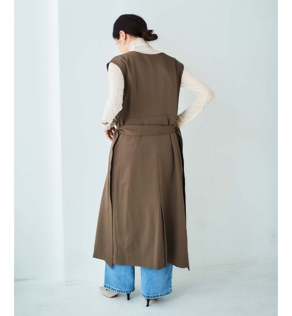 le.coeur blanc「Vカラー2WAYジレジャンスカ」|ジャンパースカート|