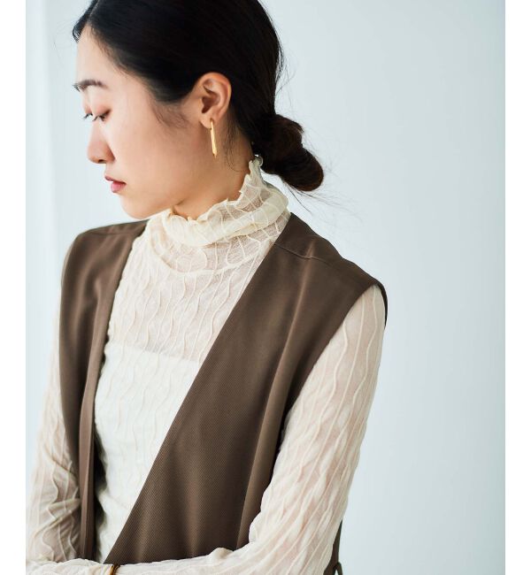 le.coeur blanc「Vカラー2WAYジレジャンスカ」|ジャンパースカート|