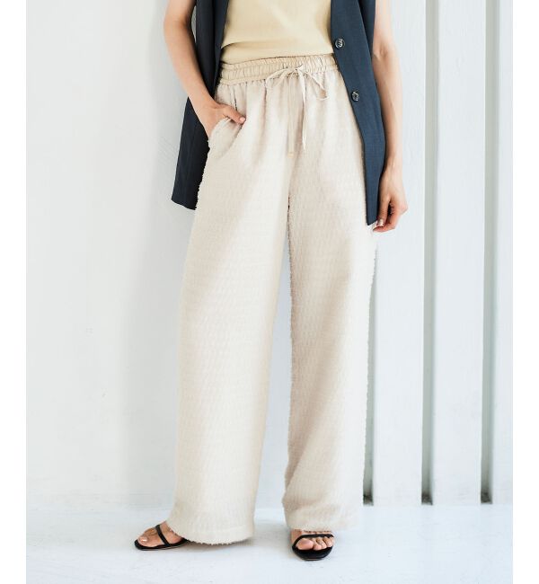 le.coeur blanc「カットジャガードイージーパンツ」|その他|