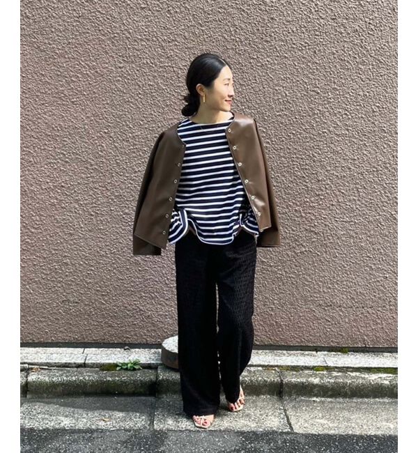 le.coeur blanc「カットジャガードイージーパンツ」|その他|