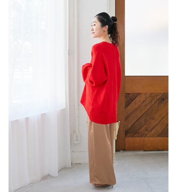  「《手洗い可能》メローウエストサテンイージーパンツ」|その他|