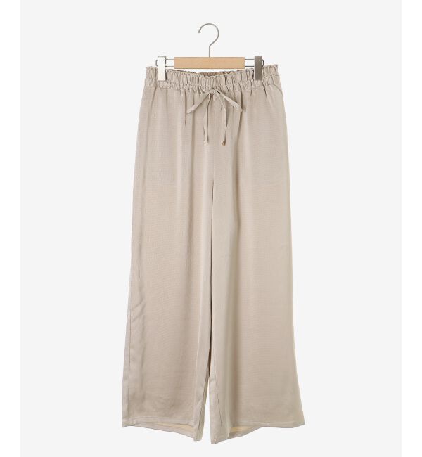 「《手洗い可能》メローウエストサテンイージーパンツ」|その他|