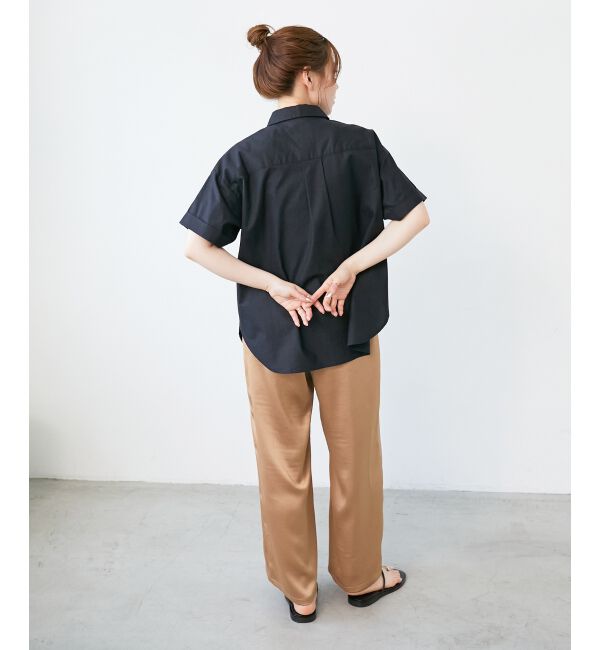  「《手洗い可能》メローウエストサテンイージーパンツ」|その他|