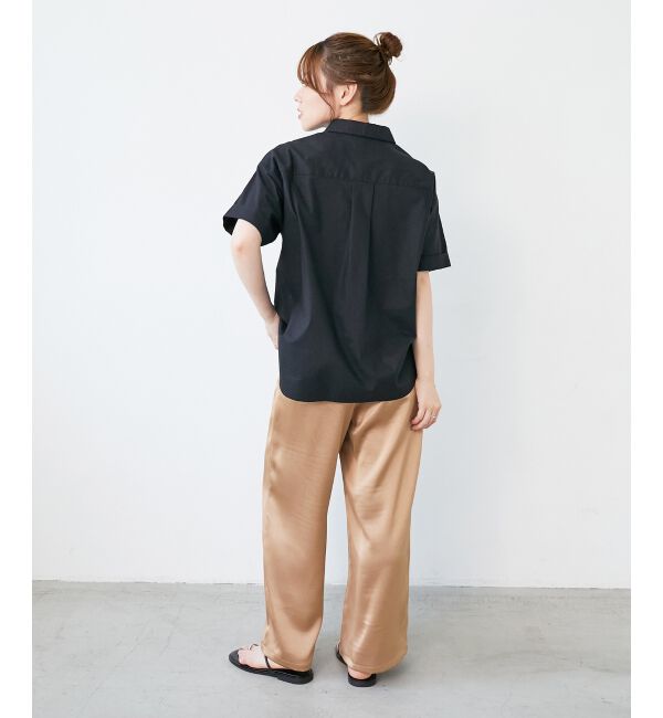  「《手洗い可能》メローウエストサテンイージーパンツ」|その他|