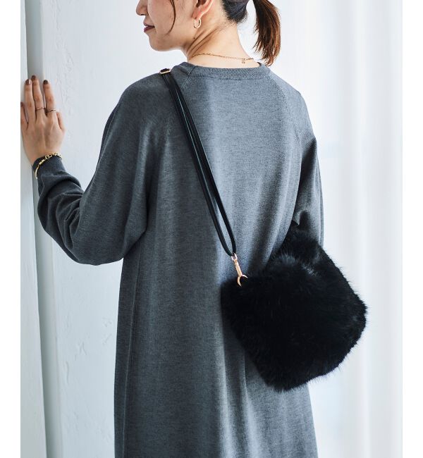  「《ランキング1位》フェイクファー2WAYバッグ」|ハンドバッグ|