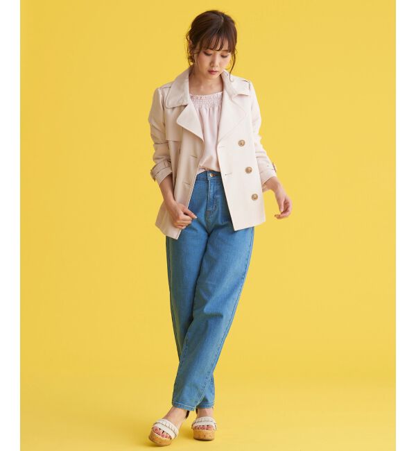 MAJESTICLEGON「Sゆるボーイフレンドパンツ」|デニム|