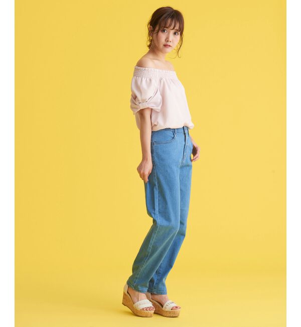 MAJESTICLEGON「Sゆるボーイフレンドパンツ」|デニム|