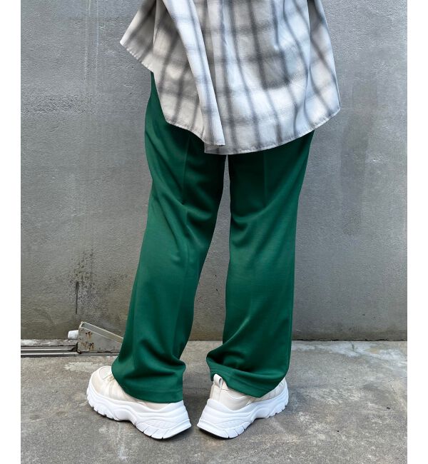 MAJESTICLEGON「リラックスカラーパンツ」|スラックス|