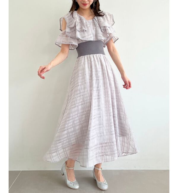  「ダブルカラーコルセットワンピース」|ワンピース|